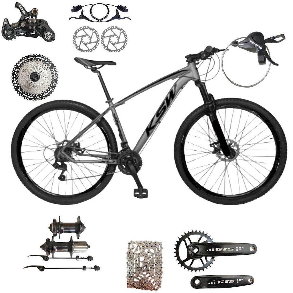 Bicicleta Ksw Xlt Aro 29 12 Velocidades  Freios Hidraulicos