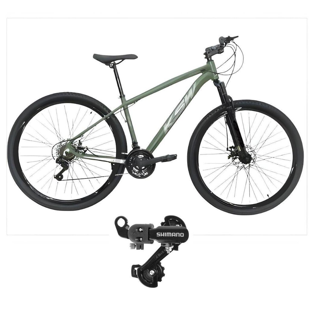 Bicicleta Ksw Xlt Aro 29 21v Index Mtb Quadro Alum Shimano