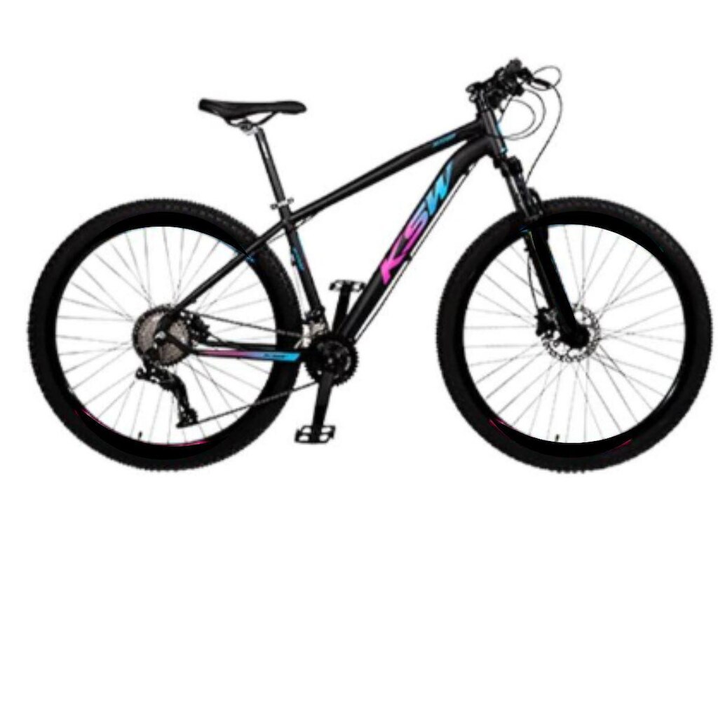 Bicicleta Ksw Xlt Aro 29 21v Index Mtb Quadro Alumínio Freio Disco Mecânico Suspensão Dianteira
