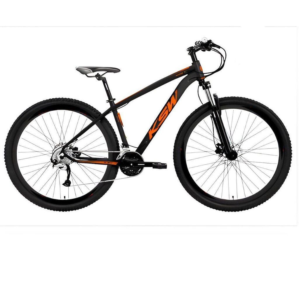 Bicicleta Ksw Xlt Aro 29 21v Index Mtb Suspensão 80mm  Freio Disco Hidraulico