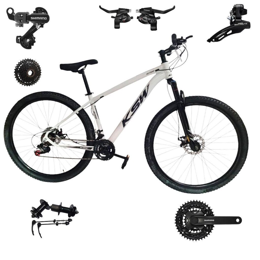 Bicicleta Ksw Xlt Aro 29 24v Aluminio Mtb SHIMANO K7