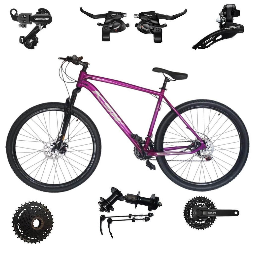 Bicicleta Ksw Xlt Aro 29 24v Aluminio Mtb SHIMANO K7