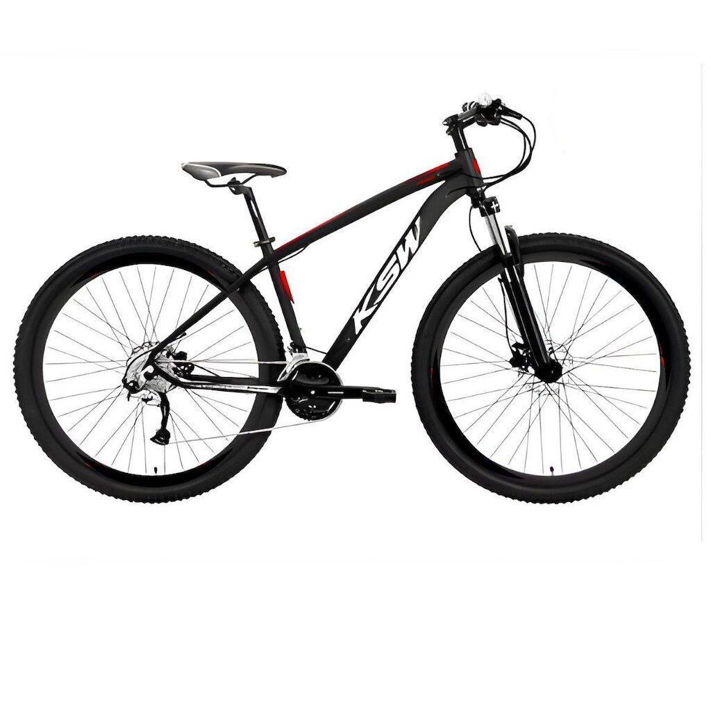 Bicicleta Ksw Xlt Aro 29 24v Index Mtb  Alum Freio Disco Mecanico