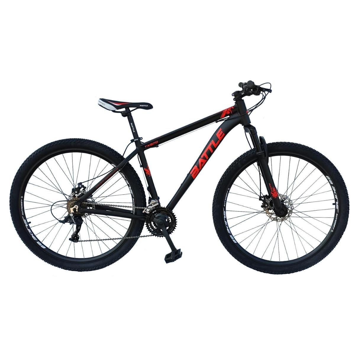 Bicicleta Masculina Alumínio Aro 29 21v Cambios Shimano Freio a disco e Vermelho Menor preço em Bicicleta Masculina Alumínio Aro 29 21v Cambios Shimano Freio a disco e Vermelho