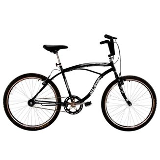 Bicicleta Masculina Aro 26 Beach Preto