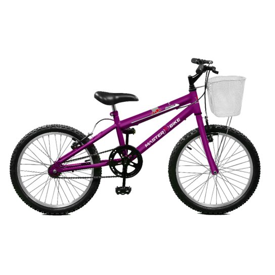 Bicicleta Master Bike Aro 20 Serena Freio V-Brake - Violeta