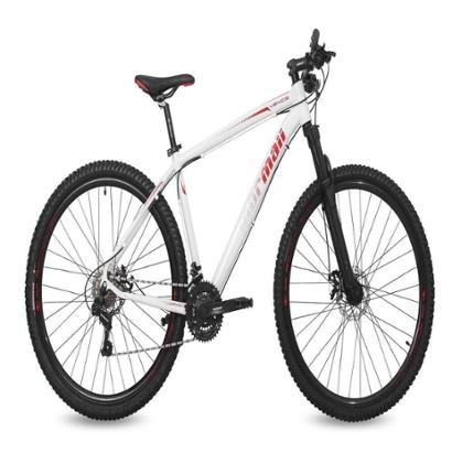 Bicicleta Mormaii Aro 29 Venice 2.0 Disk Brake - Branco+Vermelho