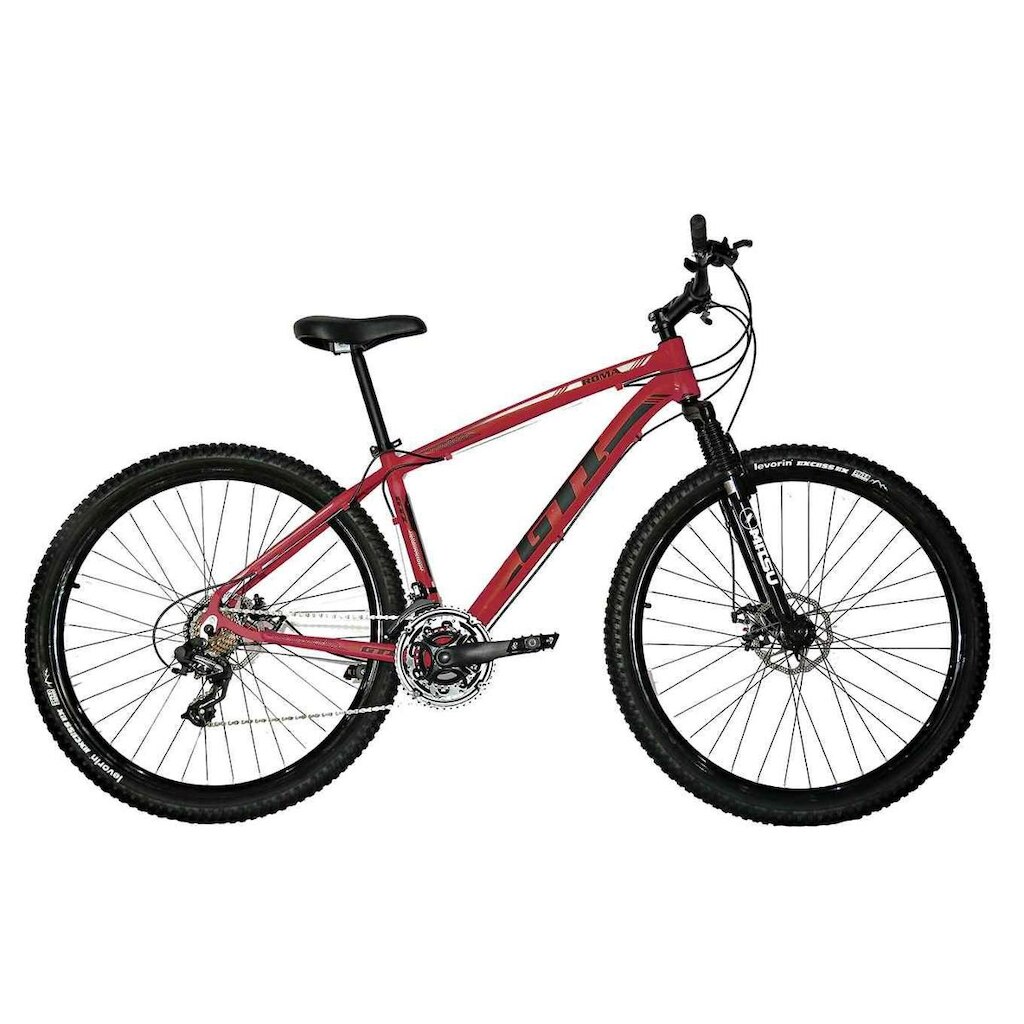 Bicicleta MTB Aro 29 GTI 27V Freios Hidráulico K7 Trava