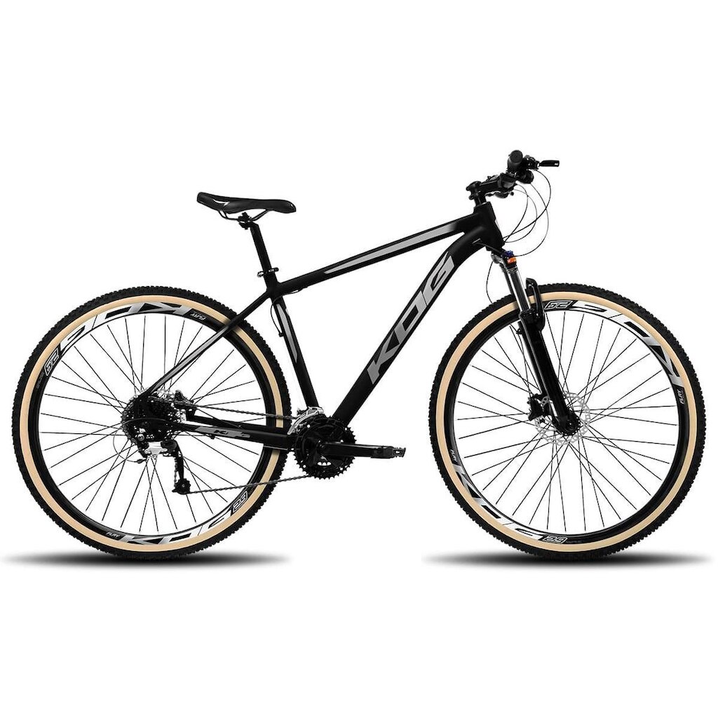 Bicicleta MTB Aro 29 KOG 27 Marcha Freio a Disco Cubos k7