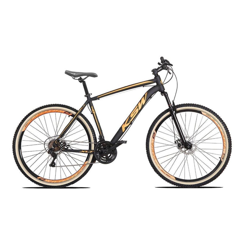 Bicicleta MTB Aro 29 KSW 27 Marcha Freio a Disco Cubos K7