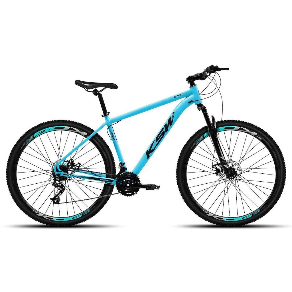 Bicicleta MTB Aro 29 KSW XLT100 27 Marchas Freios Mecânicos