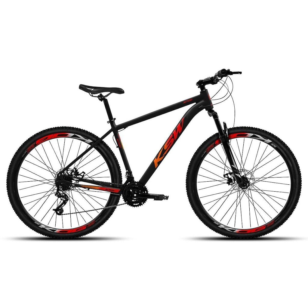 Bicicleta MTB Aro 29 KSW XLT100 27 Marchas Freios Mecânicos