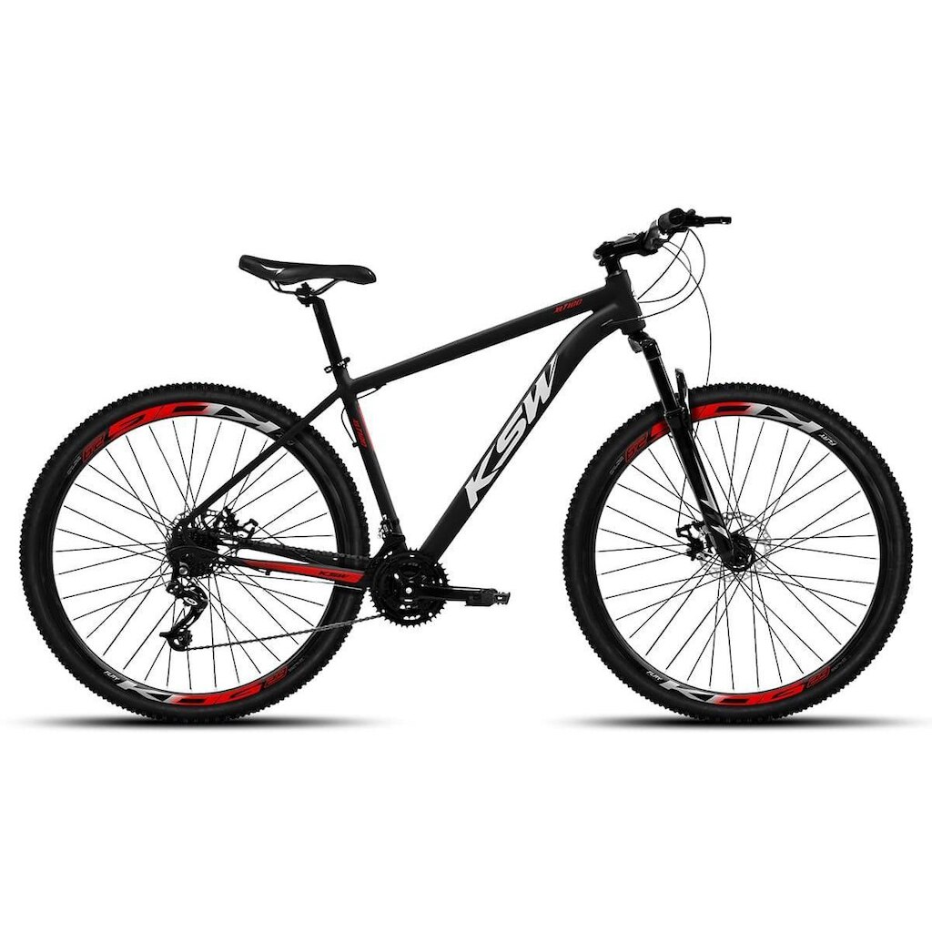 Bicicleta MTB Aro 29 KSW XLT100 27 Marchas Freios Mecânicos