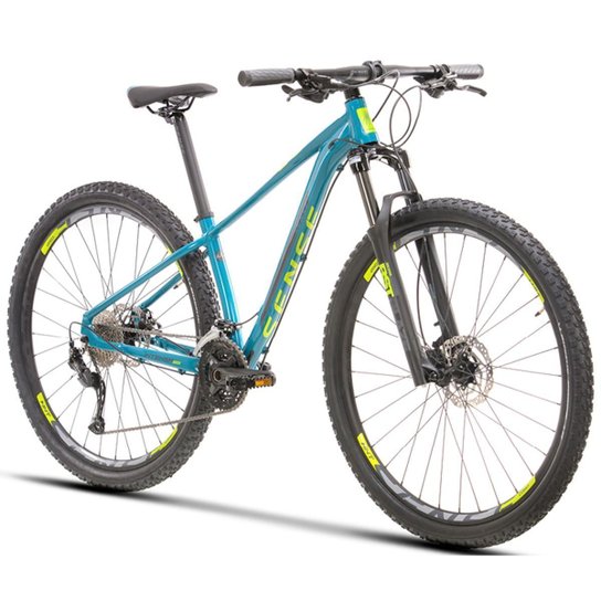 Bicicleta Mtb Sense Intensa Comp 2023 Shimano Alivio 27v - Azul+amarelo Menor preço em Bicicleta Mtb Sense Intensa Comp 2023 Shimano Alivio 27v - Azul+amarelo