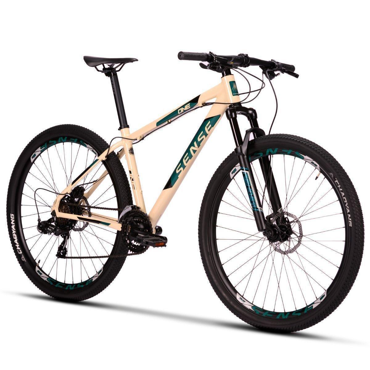 Bicicleta Mtb Sense One 2024 Freio Hidráulico 3x7v Shimano Menor preço em Bicicleta Mtb Sense One 2024 Freio Hidráulico 3x7v Shimano