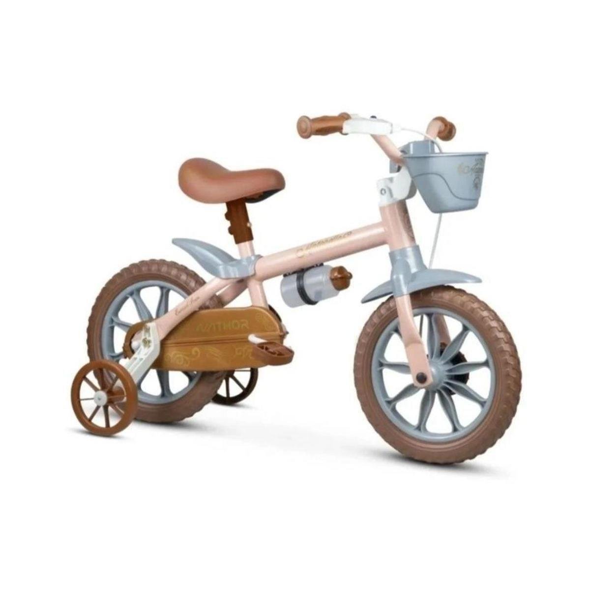 Bicicleta Nathor Antonella Aro 12 Rígida 1 Marcha - Rosa
