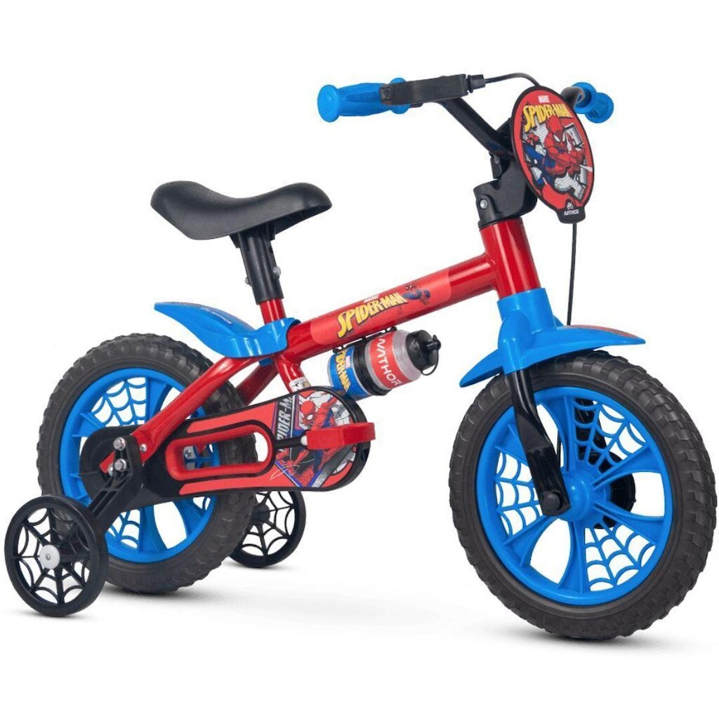 Bicicleta Nathor Spider Man Aro 12 Infantil