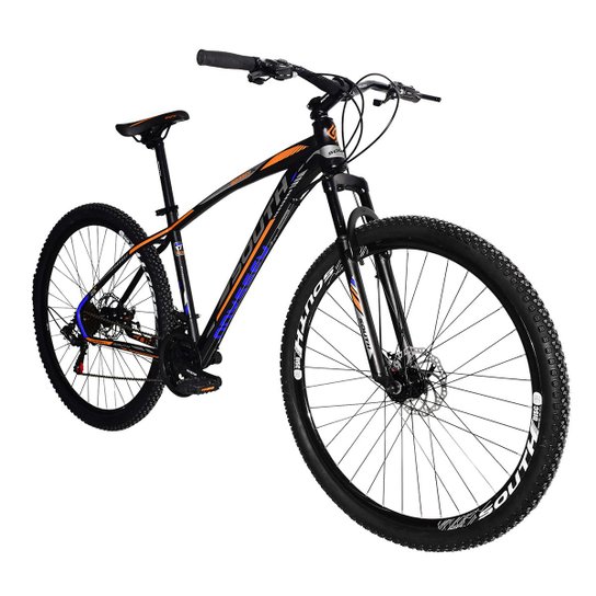 Bicicleta New South Odyssey - Preto+Laranja