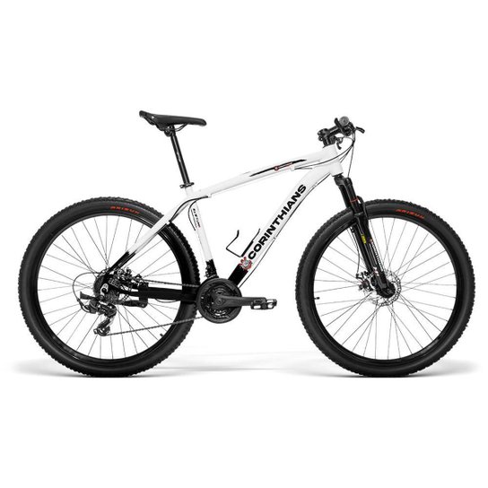 Bicicleta Oficial GTS M1 do Corinthians Aro 29 Freio a Disco Câmbio Shimano 21 Marchas e Amortecedor - Preto+Branco Menor preço em Bicicleta Oficial GTS M1 do Corinthians Aro 29 Freio a Disco Câmbio Shimano 21 Marchas e Amortecedor - Preto+Branco
