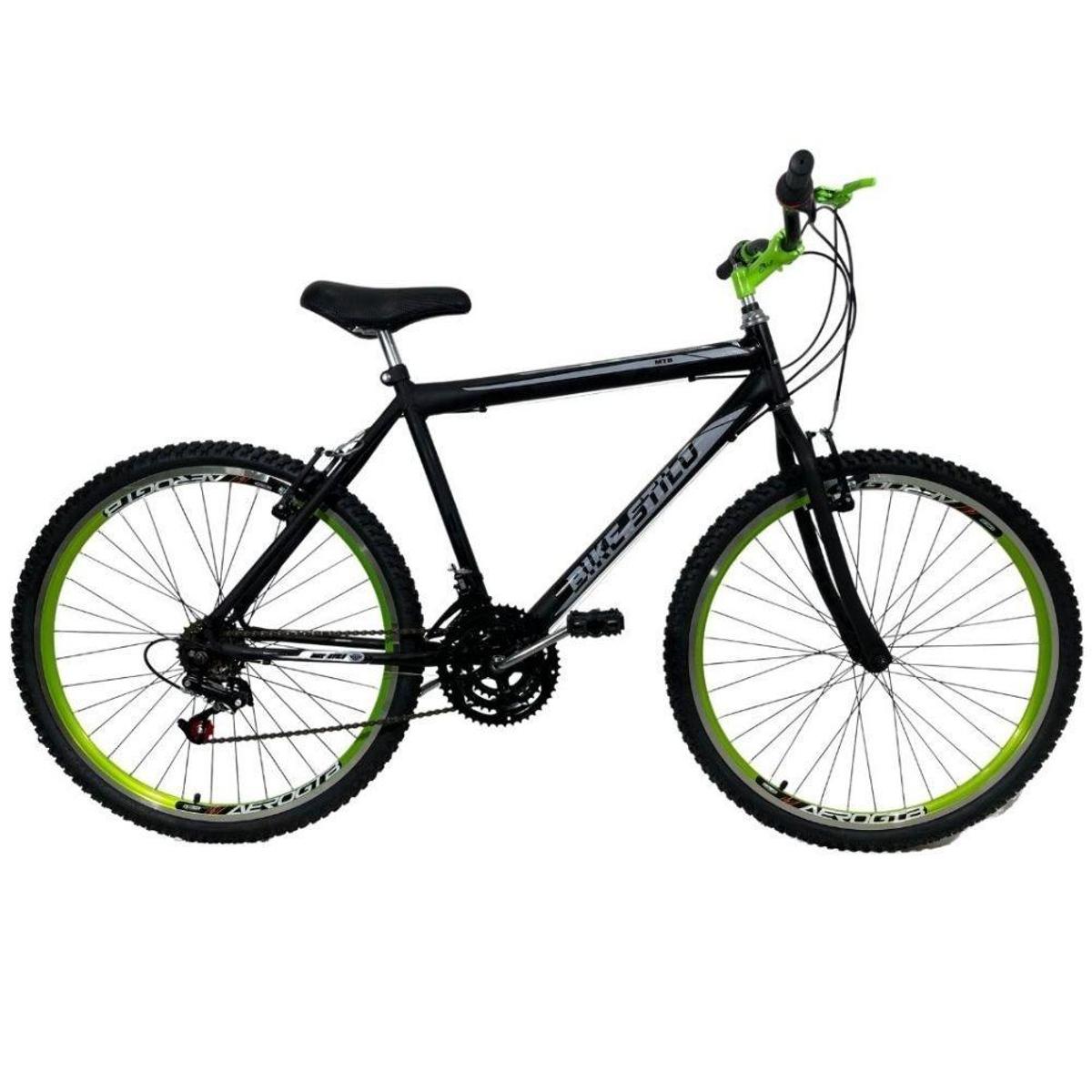 Bicicleta Dalannio Bike Passeio Aro 26 Susp. Dianteira 21 Marchas - Verde