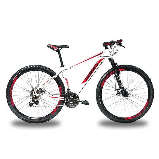 Bicicleta RINO ATACAMA 29 Freio a Disco - Cambios Shimano 2.0 - 21v - Branco Menor preço em Bicicleta RINO ATACAMA 29 Freio a Disco - Cambios Shimano 2.0 - 21v - Branco