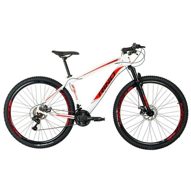 Bicicleta RINO ATACAMA 29 Freio a Disco - Cambios Shimano 24v - Branco Menor preço em Bicicleta RINO ATACAMA 29 Freio a Disco - Cambios Shimano 24v - Branco