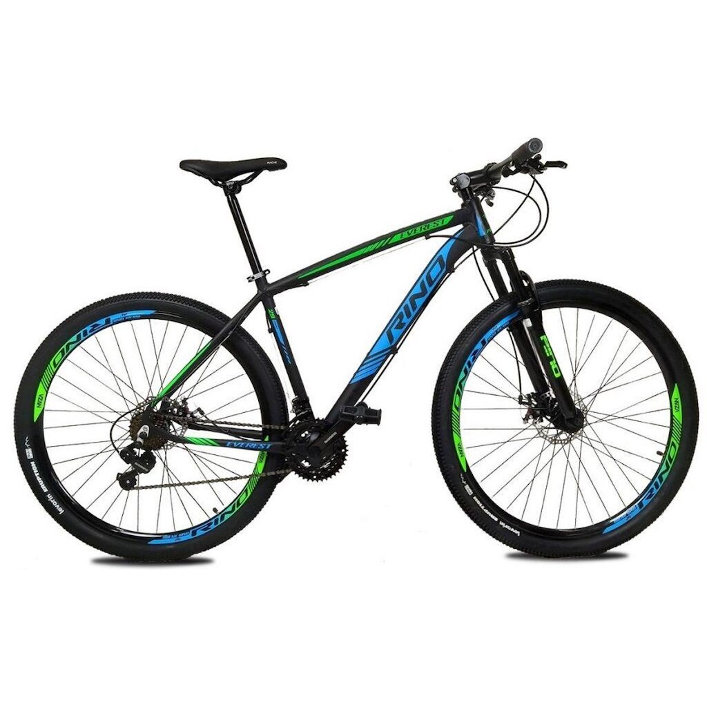 Bicicleta Rino Everest 29 Freio a Disco - Cambios Shimano 2.0 - 21v