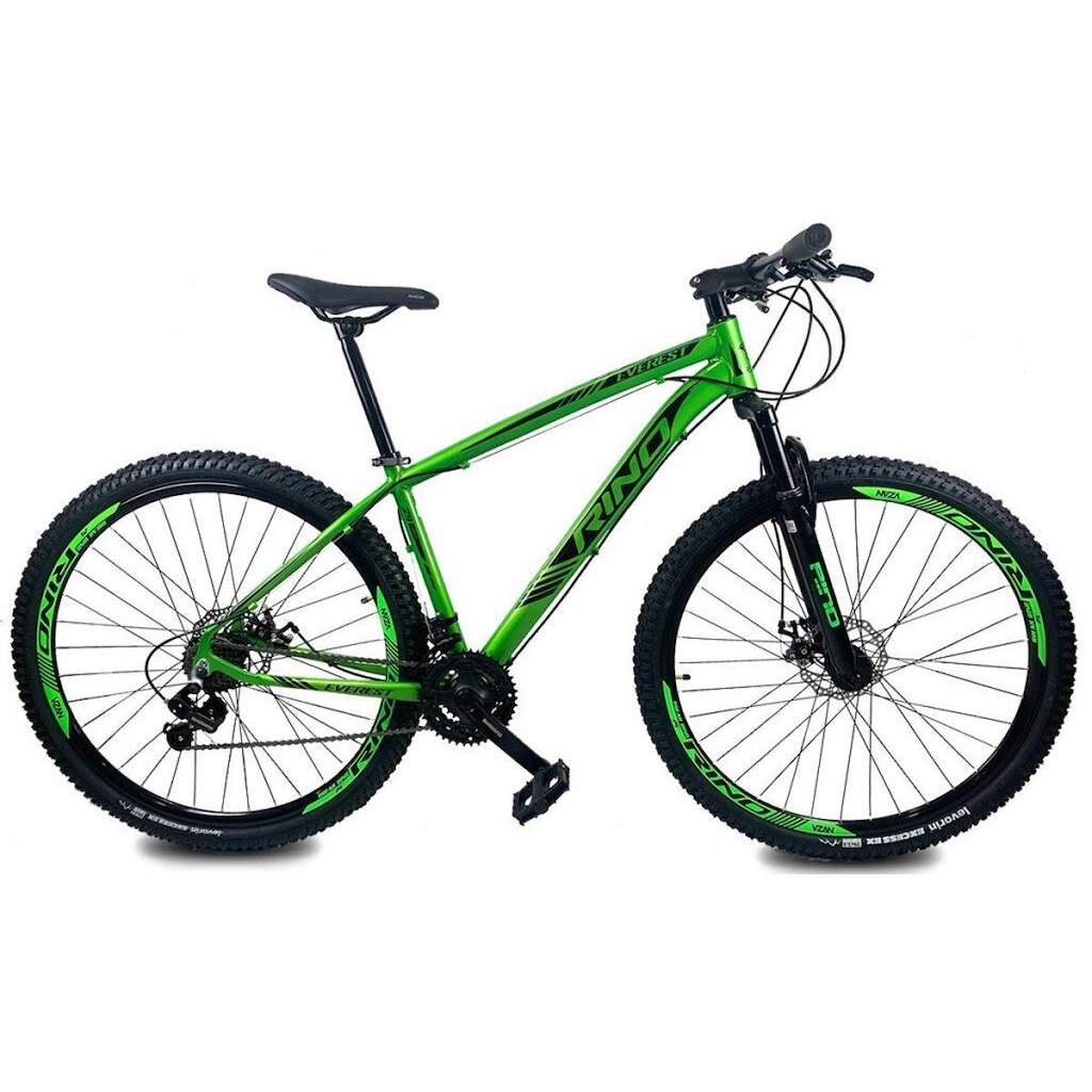 Bicicleta Rino Everest 29 Freio a Disco - Cambios Shimano 2.0 - 21v