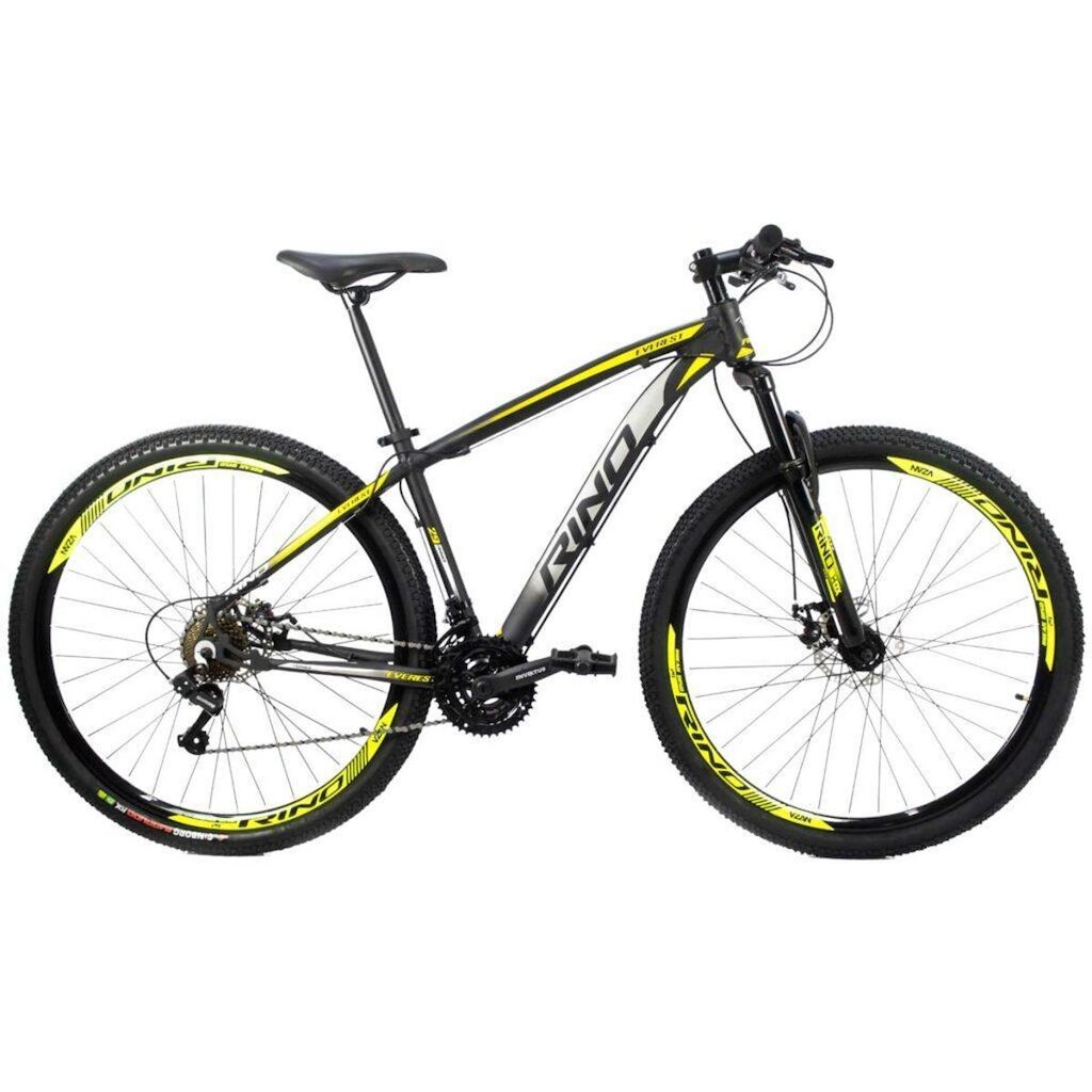 Bicicleta Rino Everest 29 Freio a Disco - Cambios Shimano 21v