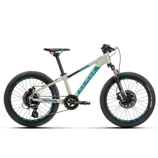Bicicleta Sense Grom 20 2021/22 - Cinza+Azul Menor preço em Bicicleta Sense Grom 20 2021/22 - Cinza+Azul