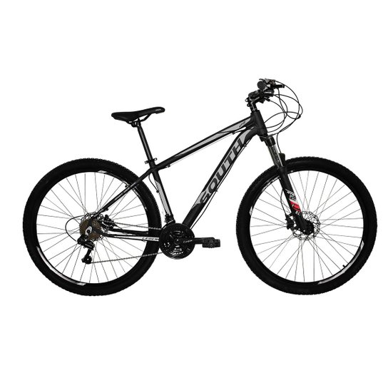 Bicicleta South Legend Aro 29 Alumínio Freio A Disco Hidráulico 24 Marchas - Preto e Branco é ruim? Bicicleta South Legend Aro 29 Alumínio Freio A Disco Hidráulico 24 Marchas - Preto e Branco é boa?