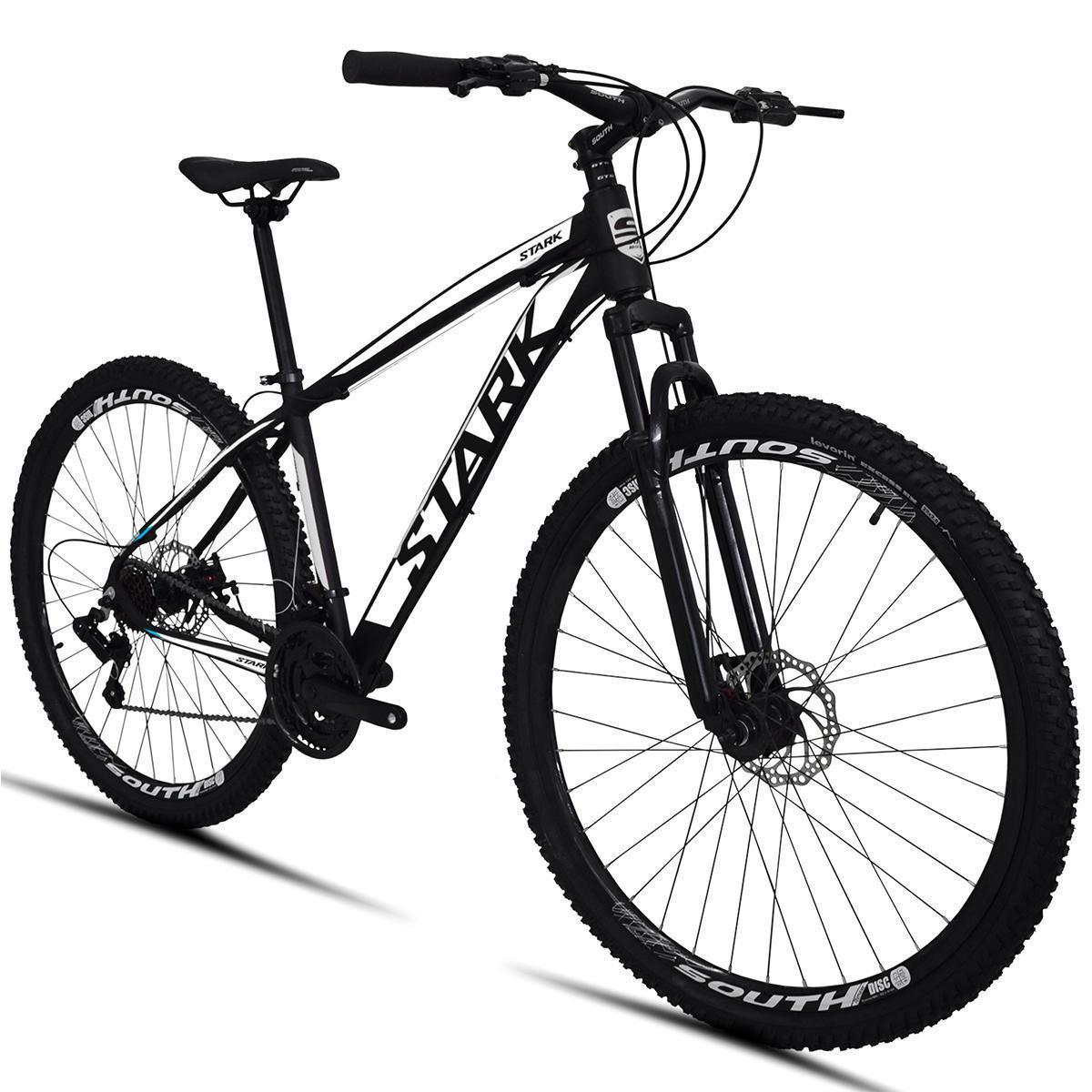 Bicicleta South Bike Stark Aro 29 Susp. Dianteira 21 Marchas - Branco/preto