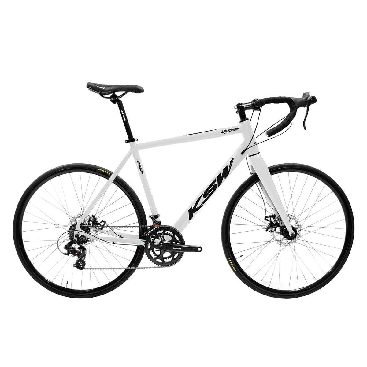Bicicleta Speed Road 700 KSW Grupo Shimano Tourney 2x7 14v Menor preço em Bicicleta Speed Road 700 KSW Grupo Shimano Tourney 2x7 14v