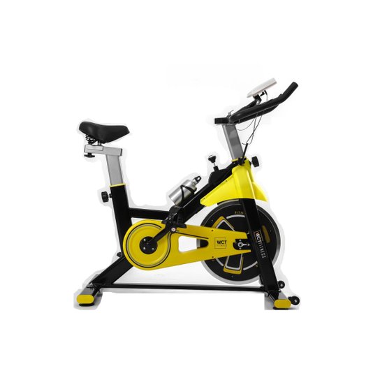 Bicicleta Spinning Com Roda De 8Kg Wct Fitness - Amarelo+Preto é ruim? Bicicleta Spinning Com Roda De 8Kg Wct Fitness - Amarelo+Preto é boa?