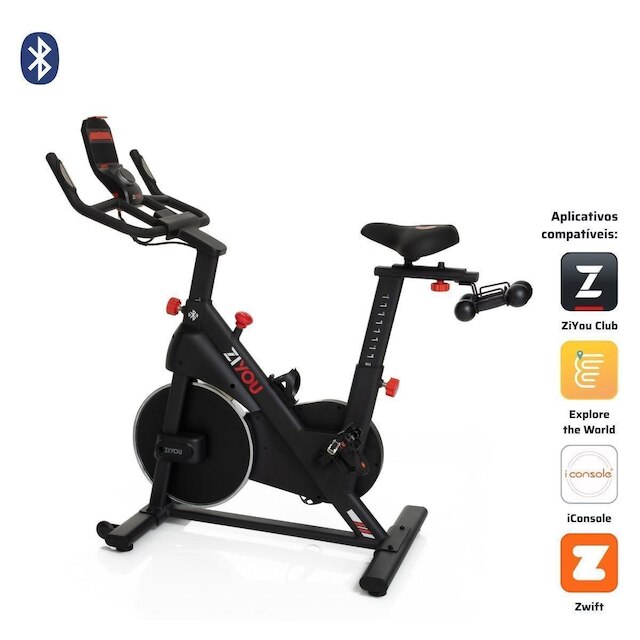 Bicicleta Spinning Ergométrica ZiYou ZU150-S Bluetooth