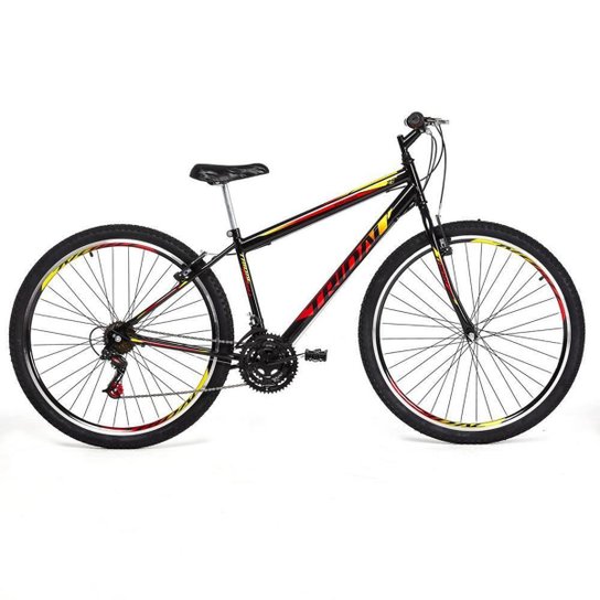 Bicicleta Tridal Evolution Mountain Bike Aro 29 36 Raios Freios V-brake - Preto Menor preço em Bicicleta Tridal Evolution Mountain Bike Aro 29 36 Raios Freios V-brake - Preto
