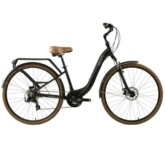 Bicicleta Urbana Groove Urban ID 21V - Preto Menor preço em Bicicleta Urbana Groove Urban ID 21V - Preto