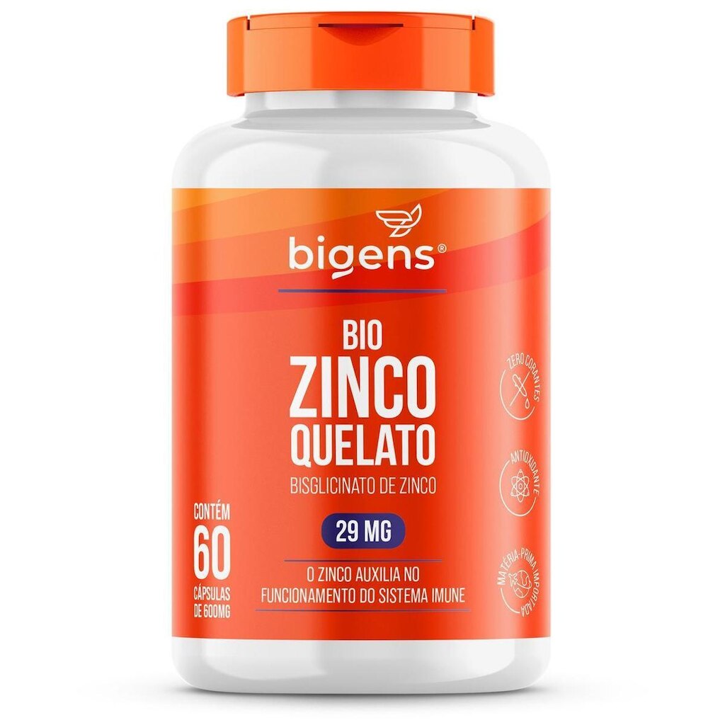 Bigens Bio Zinco Quelato 500Mg 60 Caps