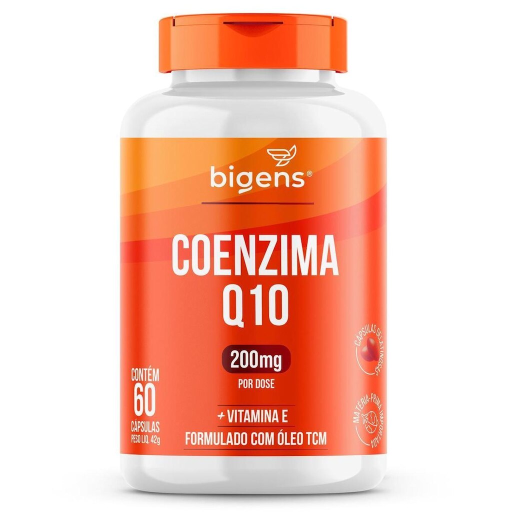 BIGENS COENZIMA Q10 200MG TCM + VITAMINA E 60 CAPS