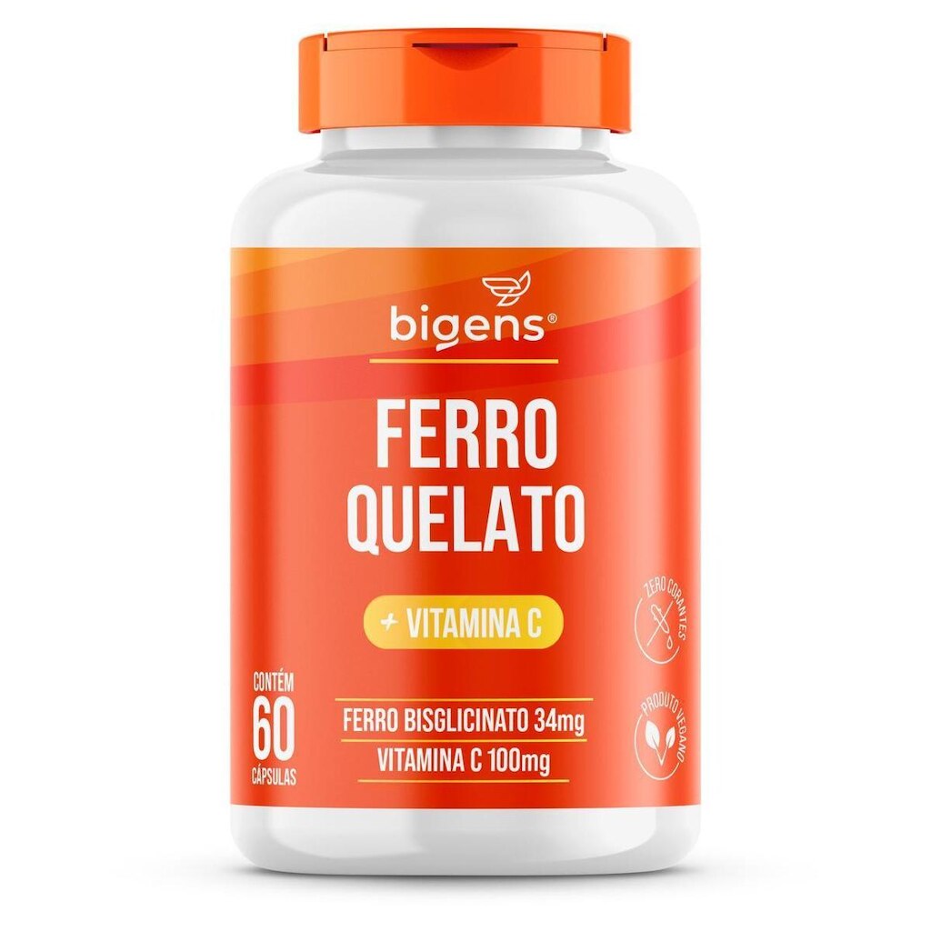 BIGENS FERRO + VITAMINA C 60 CAPS