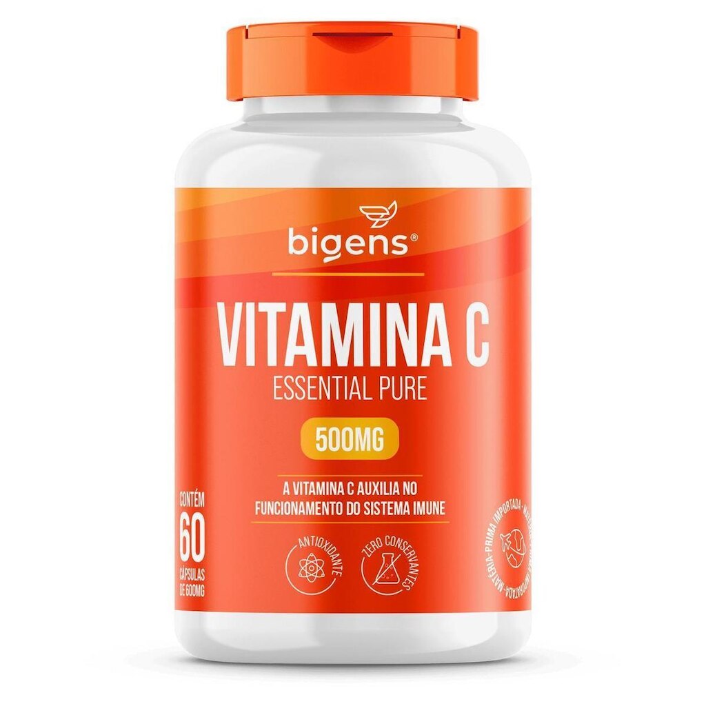 Bigens Vitamina C 500 Mg Essential Pure 60 Capsulas