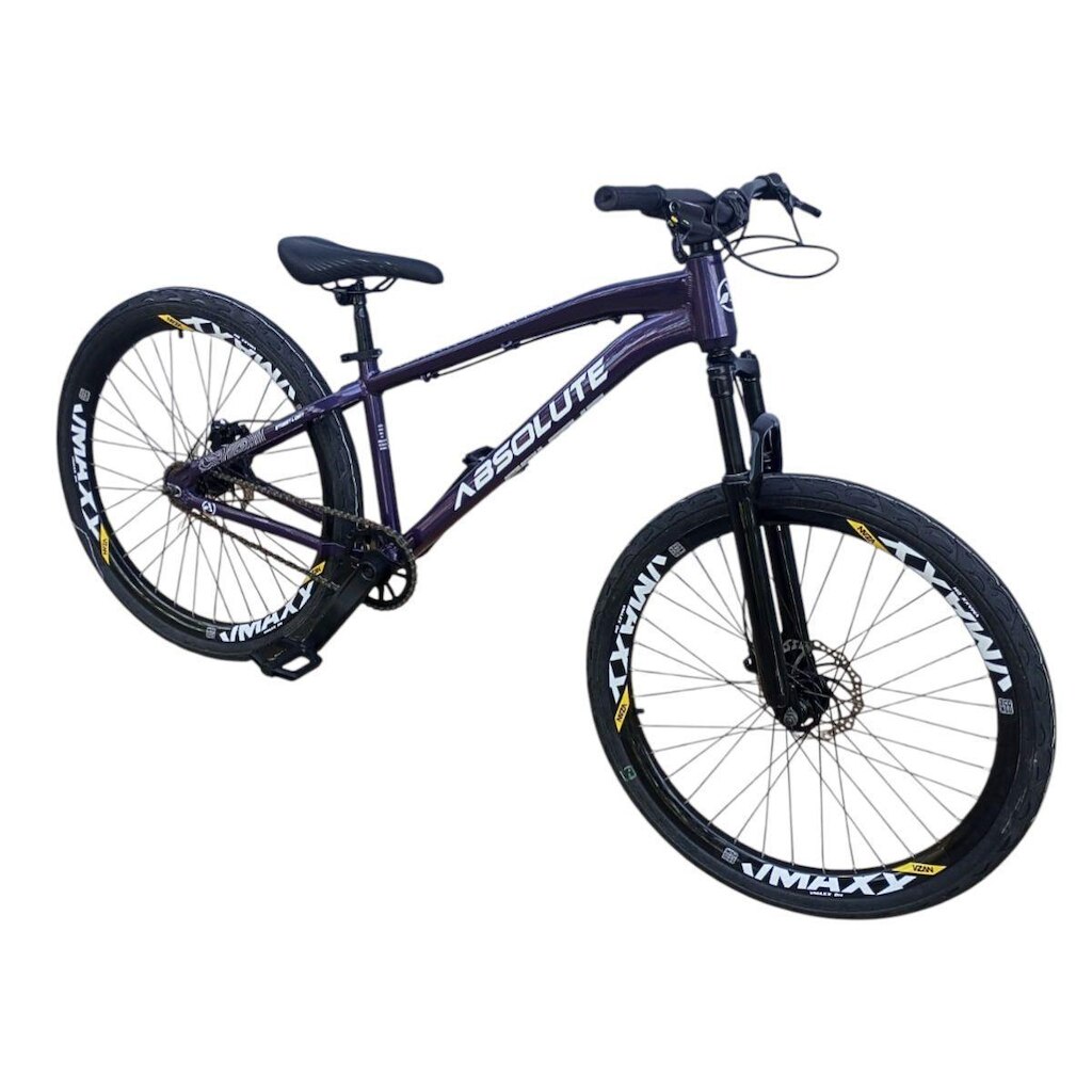Bike Aro 26 Absolute Brutus Pro Single Grau 80mm
