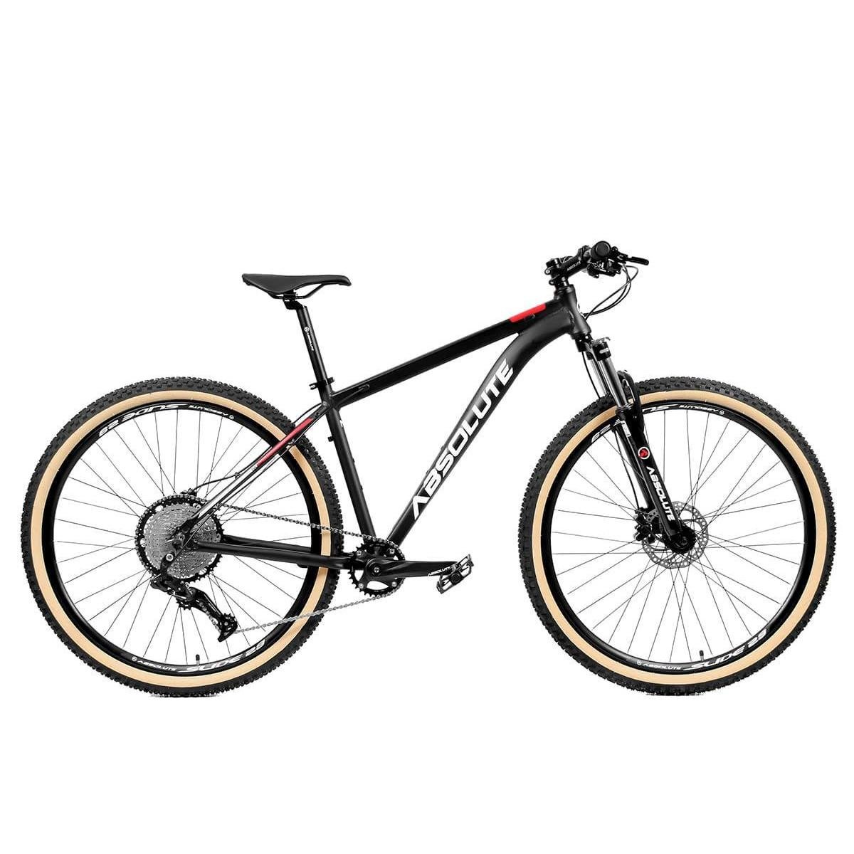 Bicicleta Absolute Nero 4 Aro 29 Susp. Dianteira 12 Marchas - Preto/vermelho