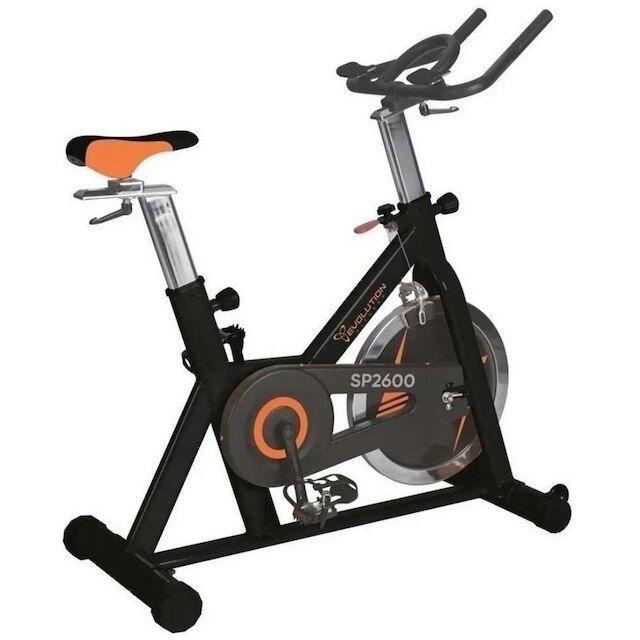 Bike Spinning Evolution SP 2600 com roda de inércia de 20kg - Preto Menor preço em Bike Spinning Evolution SP 2600 com roda de inércia de 20kg - Preto