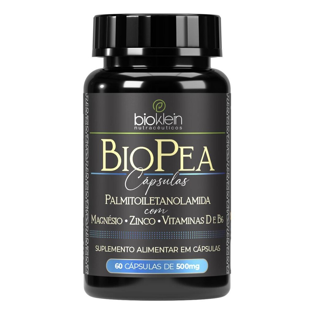 Bio Pea 60 Cápsulas Magnésio Zinco Vitamina D B6 - Bioklein