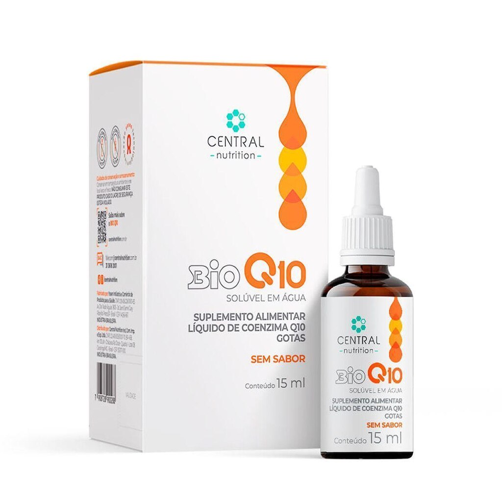 Bio Q10 Gotas - 15ml Sem Sabor - Central Nutrition