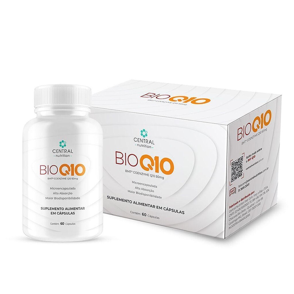 BioQ10 50mg - 60 Cápsulas - Central Nutrition