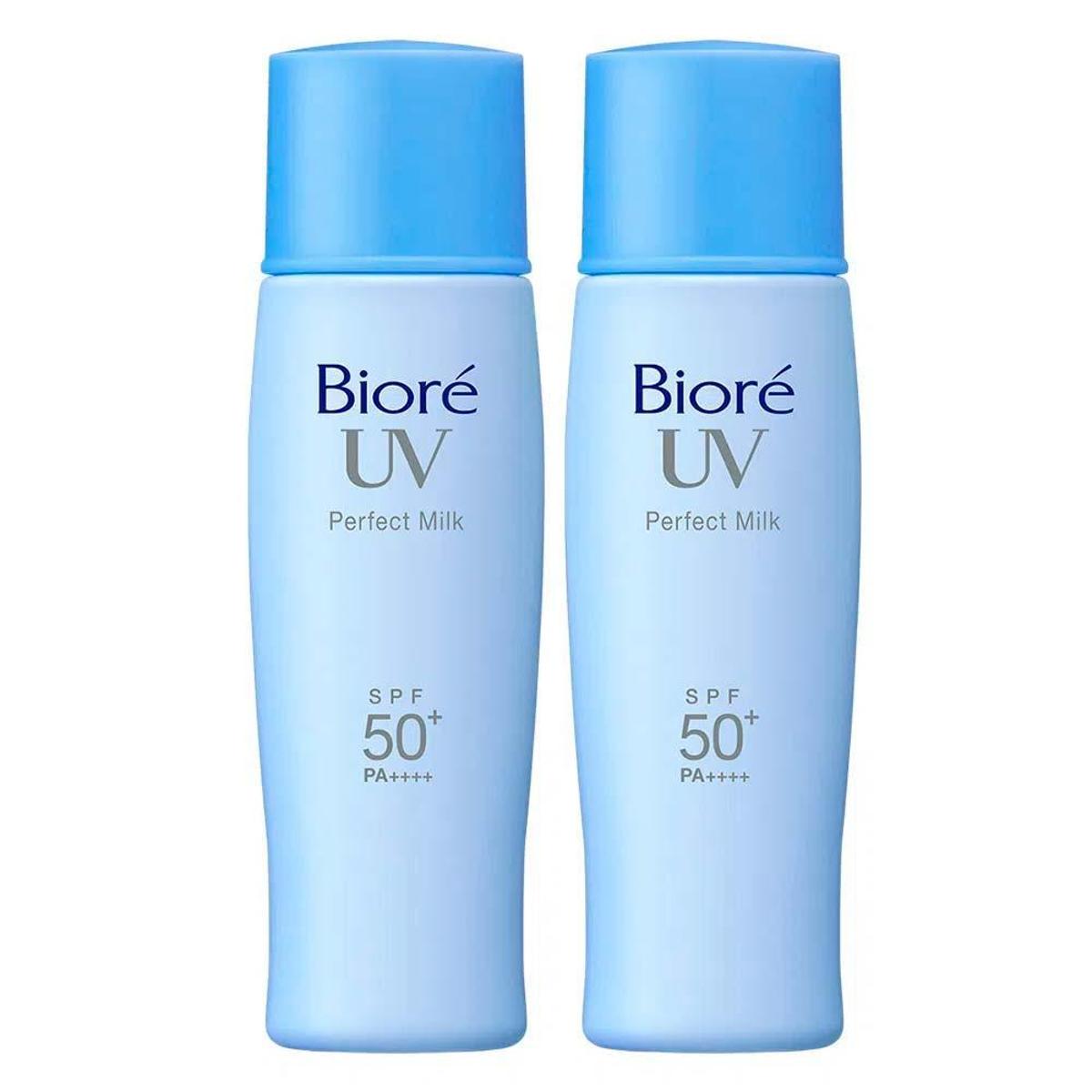 Bioré Uv Perfect Milk Kit com Dois Protetores Solares Kit Menor preço em Bioré Uv Perfect Milk Kit com Dois Protetores Solares Kit