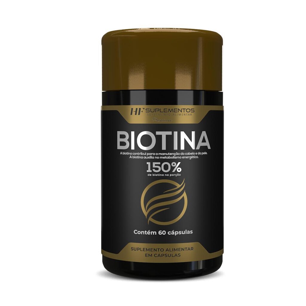 BIOTINA 150% PREMIUM 60CAPS HF SUPLEMENTOS