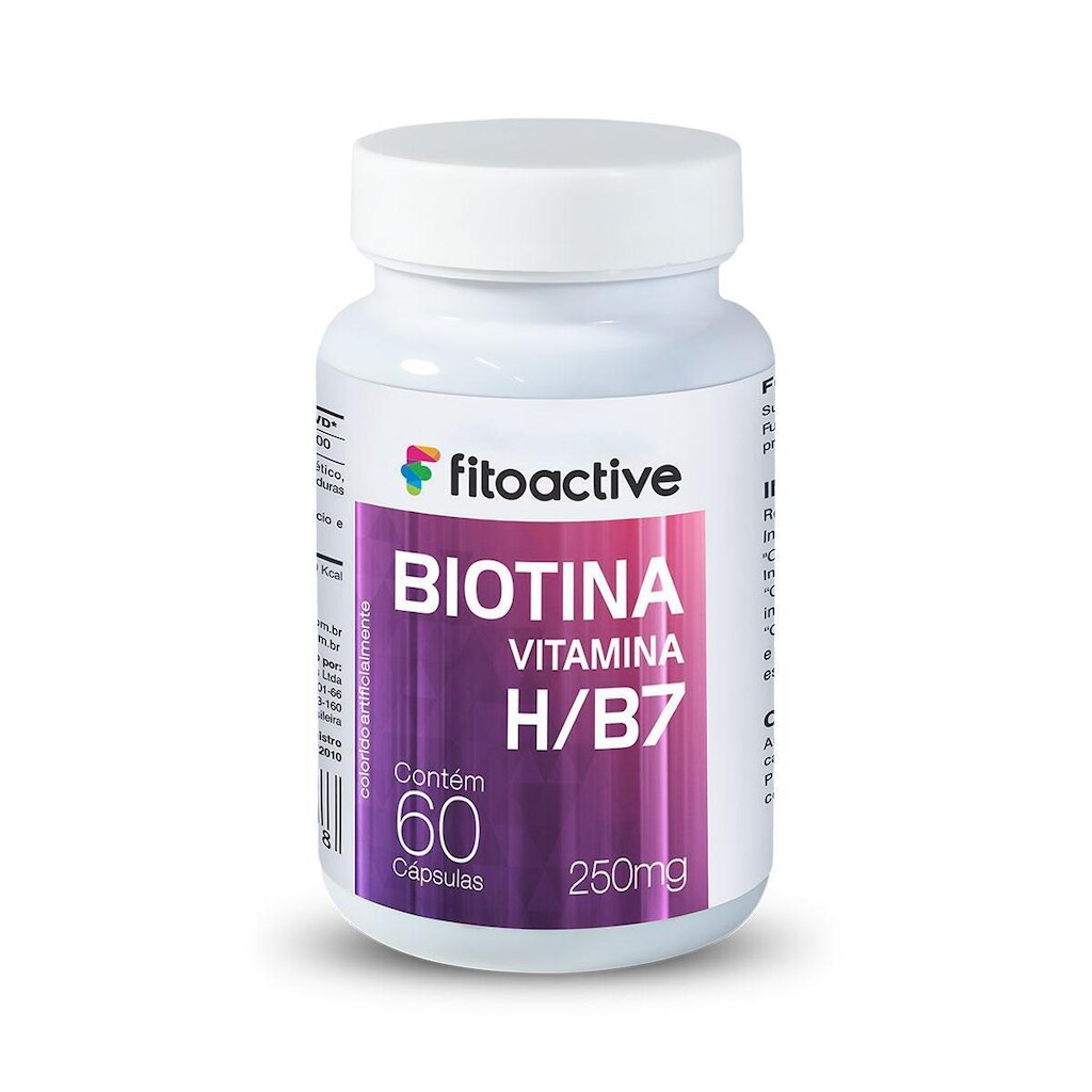 Biotina 30 MCG 60 Cápsulas Fitoactive